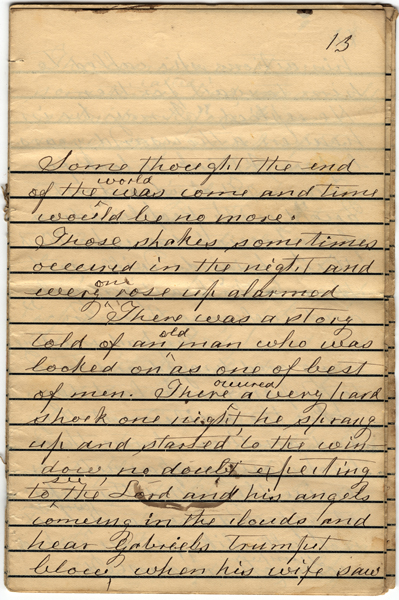 Mary Morriss Smith memoirs